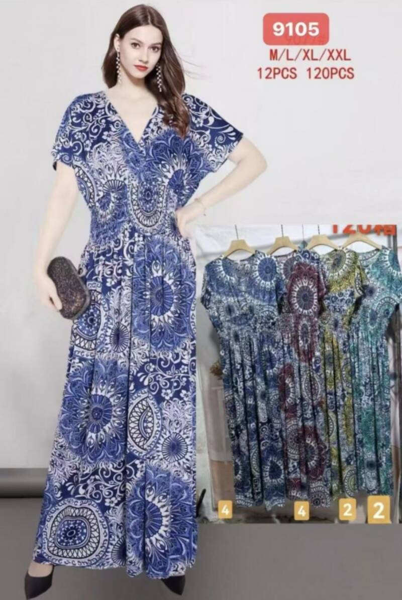 Sukienki damskie Roz M/L-XL/2XL, Mix Kolor Paczka 12 szt